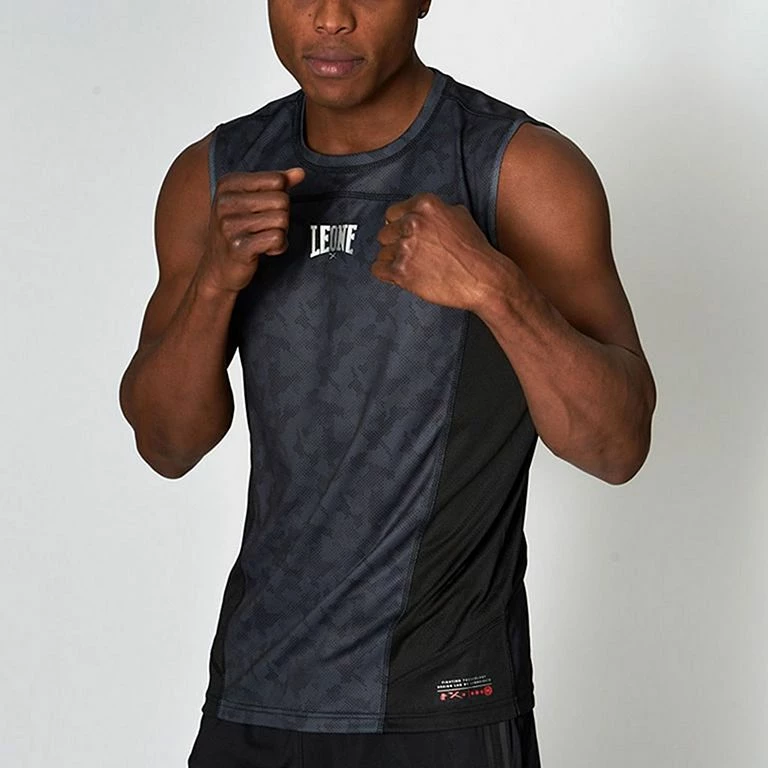 Leone 1947 Extrema 3 Sleeveless Shirt Grigio - immagine 4