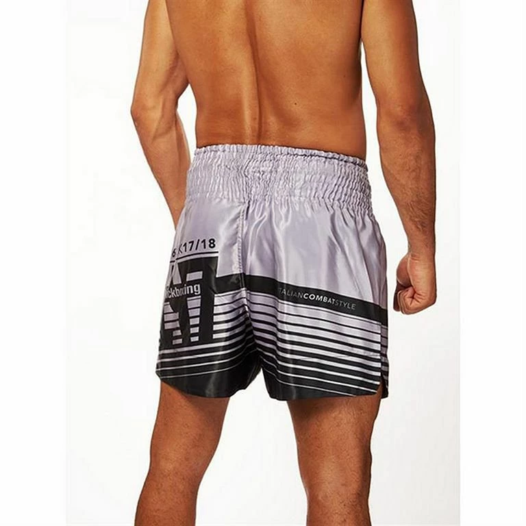 Leone 1947 L47 Muay Thai Shorts Grigio - immagine 2
