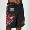 Leone 1947 Neo Camo MMA Shorts Nero-Rosso