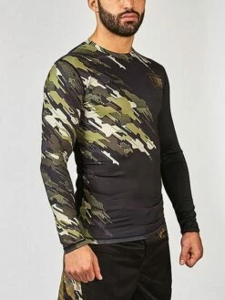 Leone 1947 Neo Camo Rashguard Nero-Verde
