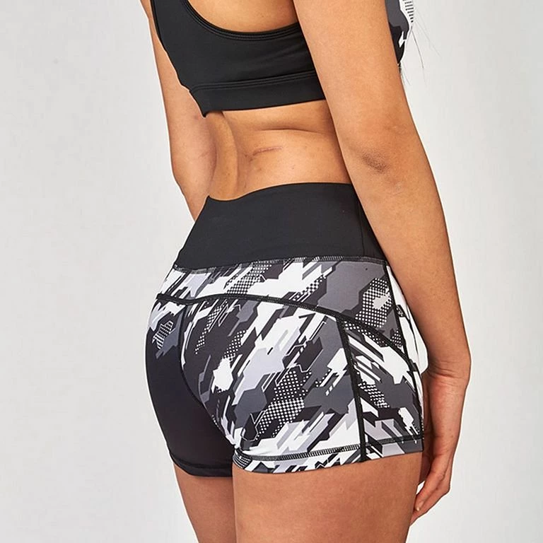 Leone 1947 Neo Camo Women Compression Shorts Nero - immagine 2