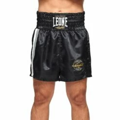 Leone 1947 Pantalon Boxeo AUTHENTIC AB243 Nero