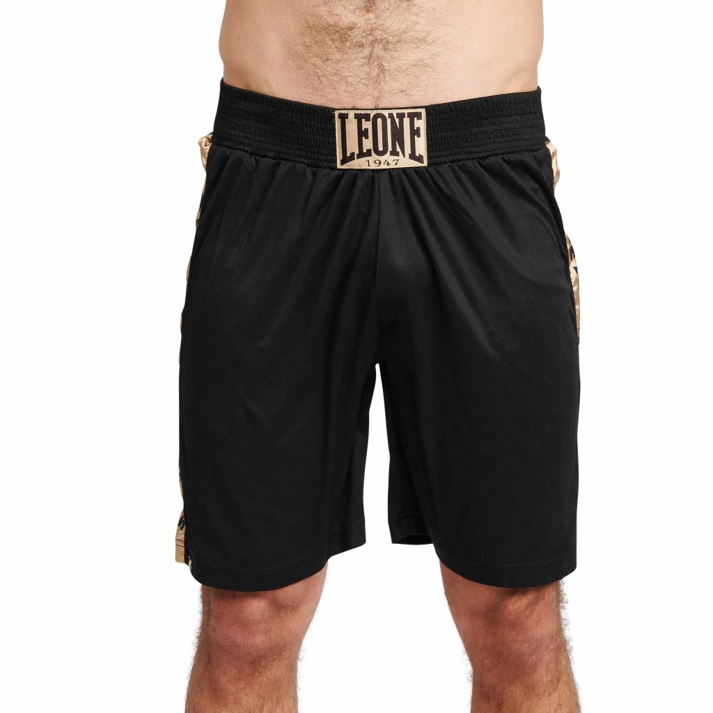 Leone 1947 Pantalon Boxeo DNA AB230 Nero-Oro