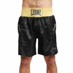 Leone 1947 Pantalon Boxeo Pro DNA AB242 Nero-Oro
