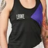 Leone 1947 Woman Boxing Singlet Fighter Life Nero-Viola