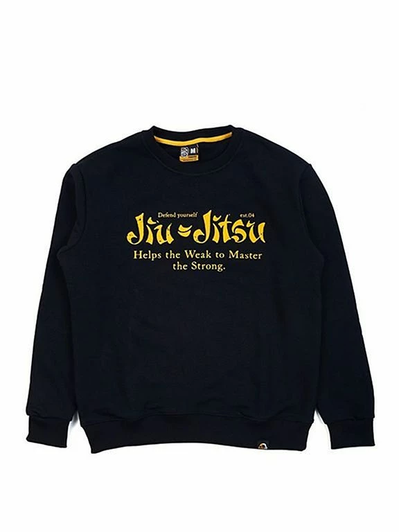 Manto Crewneck Vintage Nero-Giallo