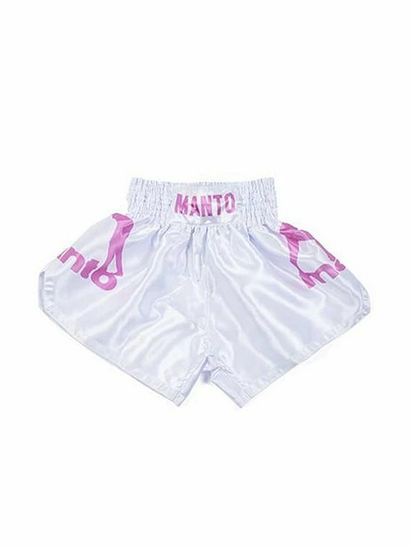 Manto Dual Muay Thai Short Bianco