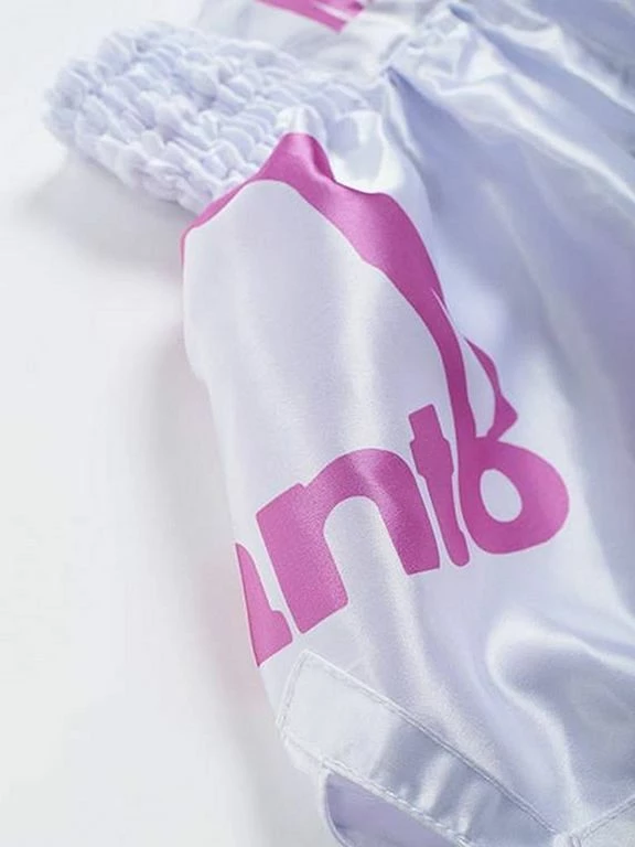 Manto Dual Muay Thai Short Bianco - immagine 3