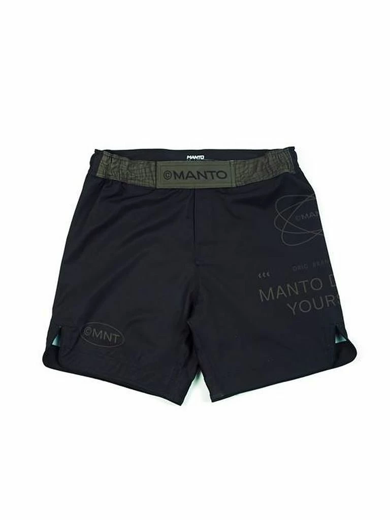 Manto Fight Shorts Elipses Nero-Verde
