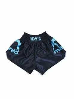 Manto Shorts Muay Thai Dual Nero-Blu