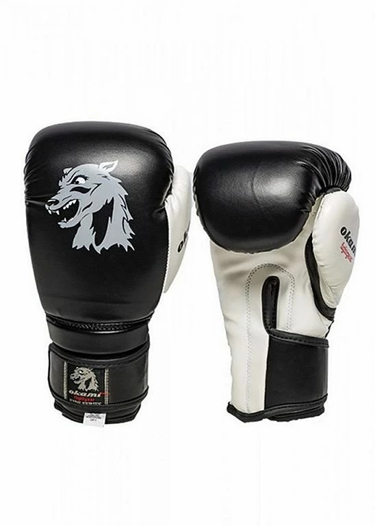 Okami DX Puppies Boxing Gloves Nero-Bianco
