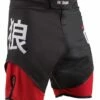 Okami Fight Shorts BORNRED Nero-Rosso