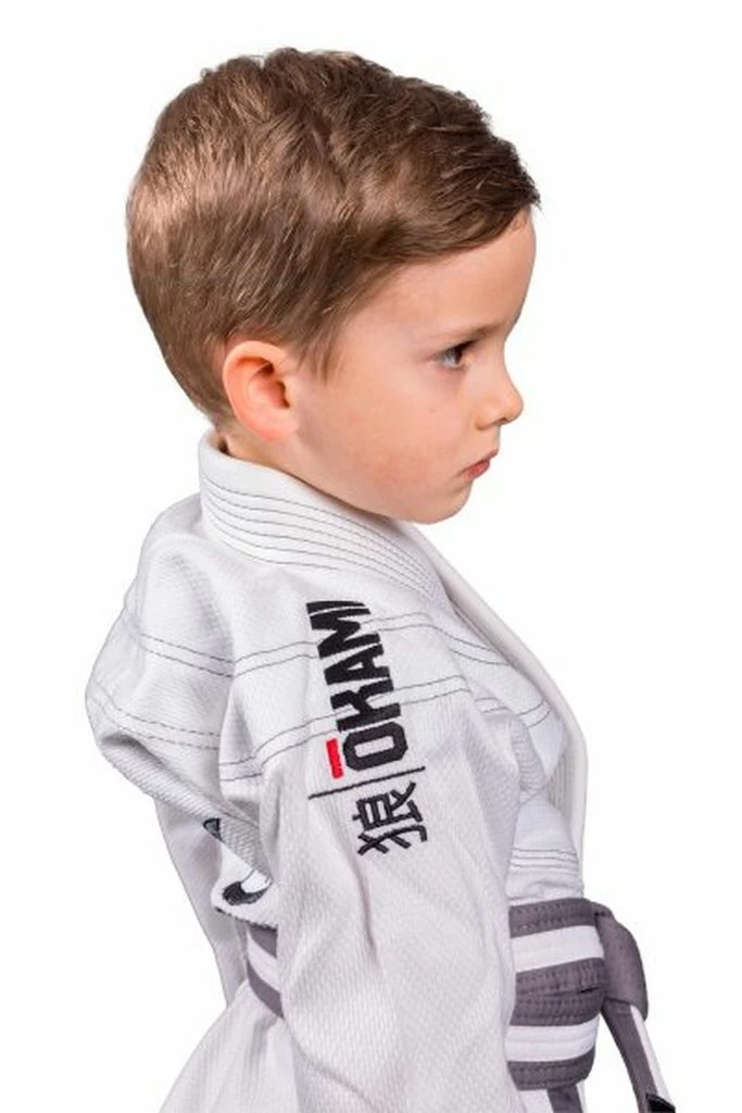 Okami Kids BJJ Gi Chikami Bianco - immagine 3