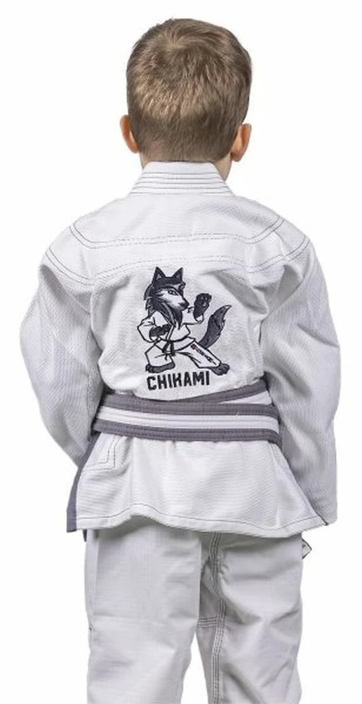 Okami Kids BJJ Gi Chikami Bianco - immagine 4