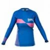 Okami Ladies Rashguard Competition Basic 2 Blu-Rosa