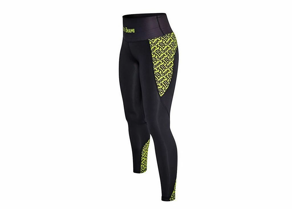 Okami Ladies Spats Neon Nero-Giallo - immagine 3