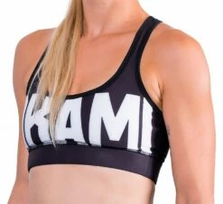 Okami Ladies Sports Bra Black & White Nero-Bianco