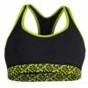 Okami Ladies Sports Bra Neon Nero-Giallo