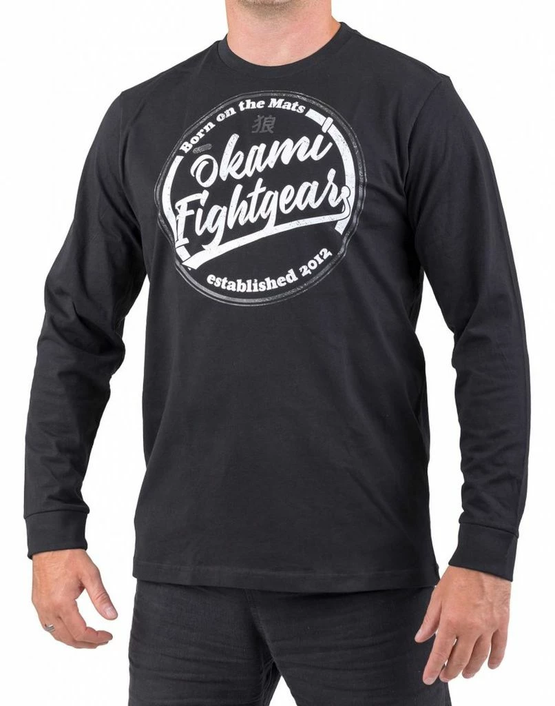 Okami Longsleeve Stamp Nero