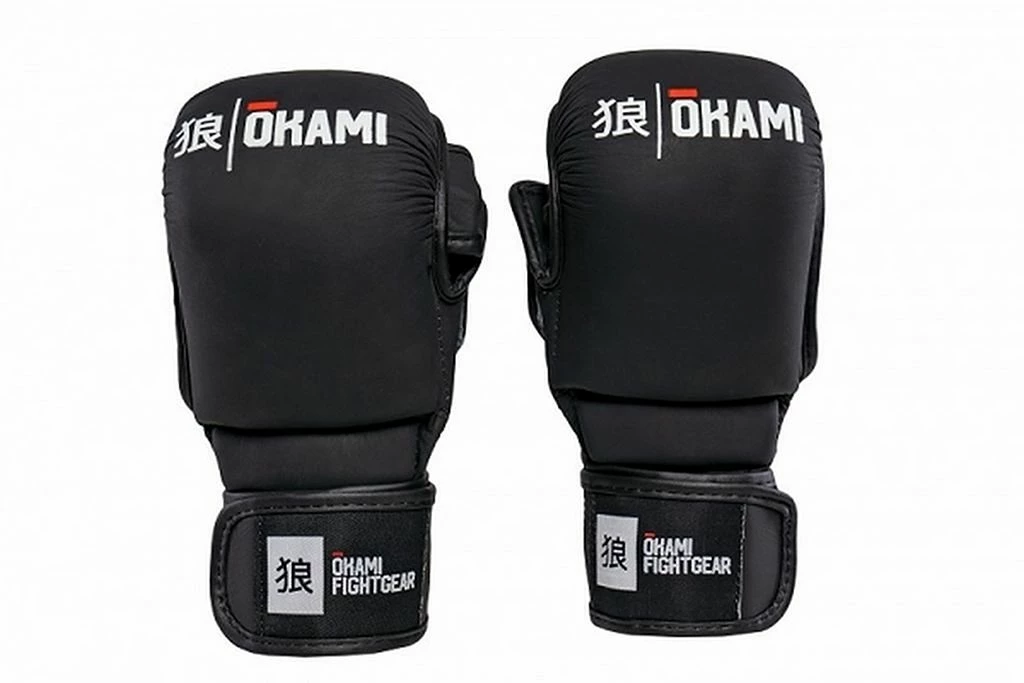 Okami MMA Hi Pro Sparring Gloves Noir Nero