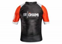 Okami Rashguard Kanji Shortsleeve Nero-Rosso