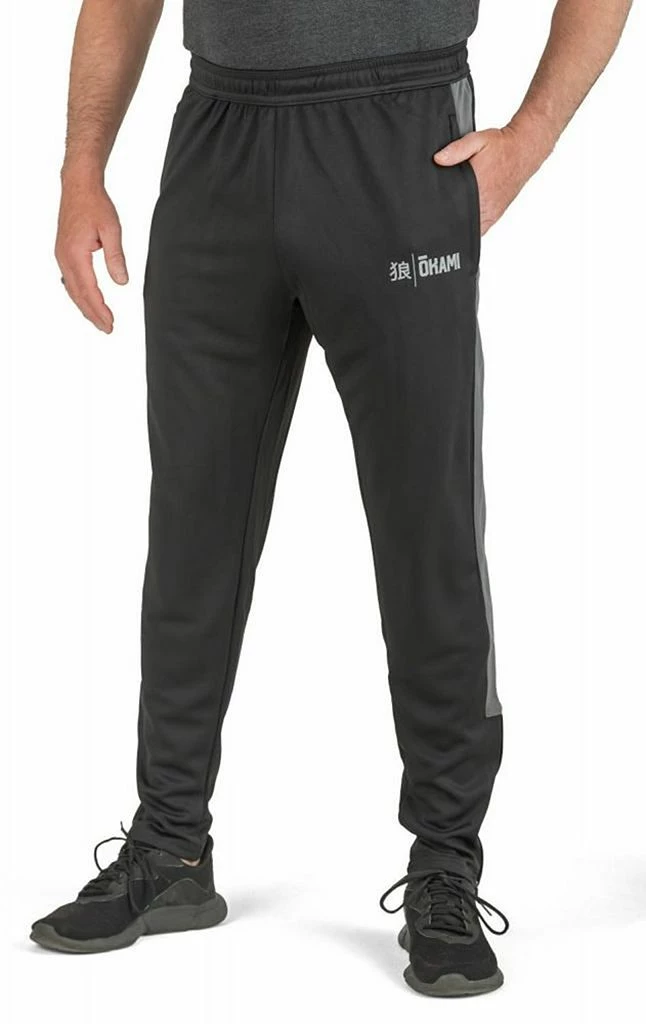 Okami Tracksuit Pants Workout Nero-Grigio