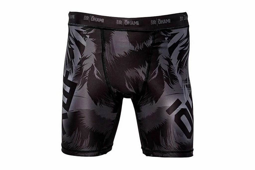 Okami Vale Tudo Shorts Wilderness Nero-Grigio