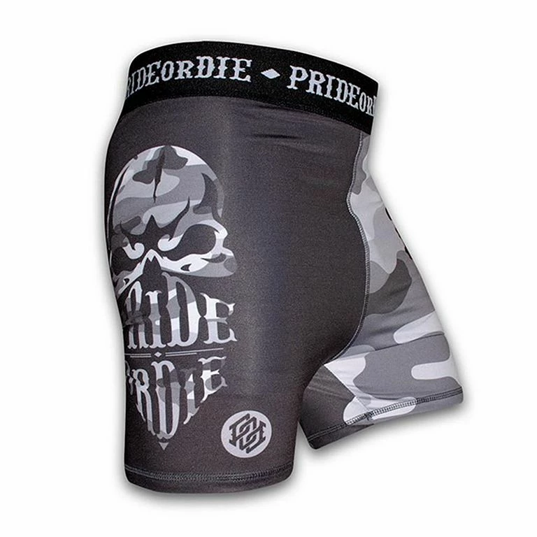 Pride Or Die Compression Shorts Reckless Nero-Grigio - immagine 2
