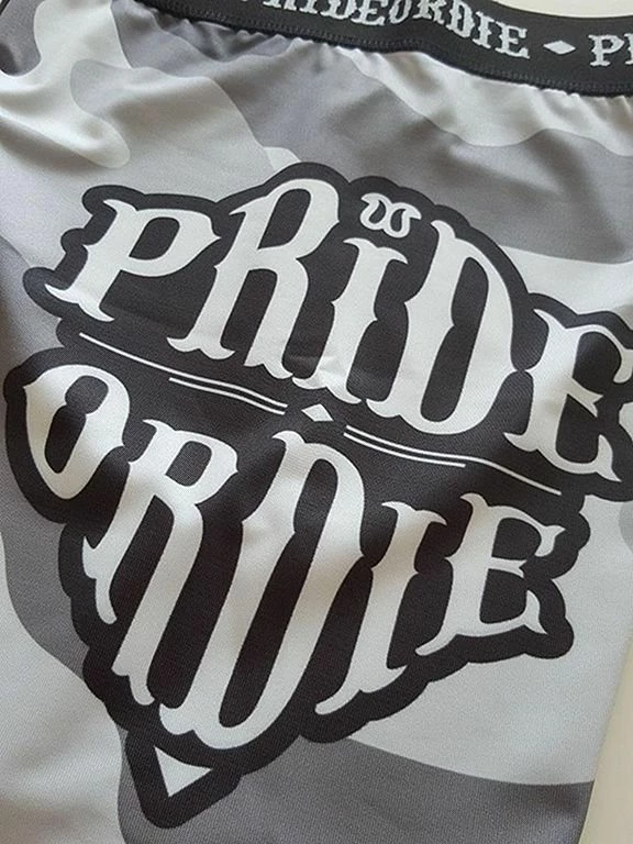 Pride Or Die Compression Shorts Reckless Nero-Grigio - immagine 4