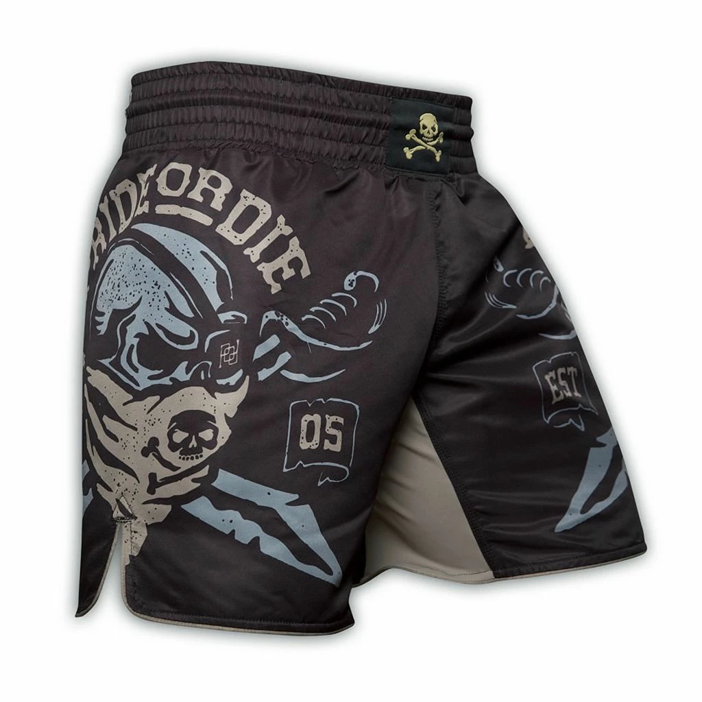 Pride Or Die Pirate Fight Short Nero-Marrone - immagine 2
