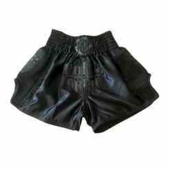 Pride Or Die Reckless Full Black Muay Thai Short Nero