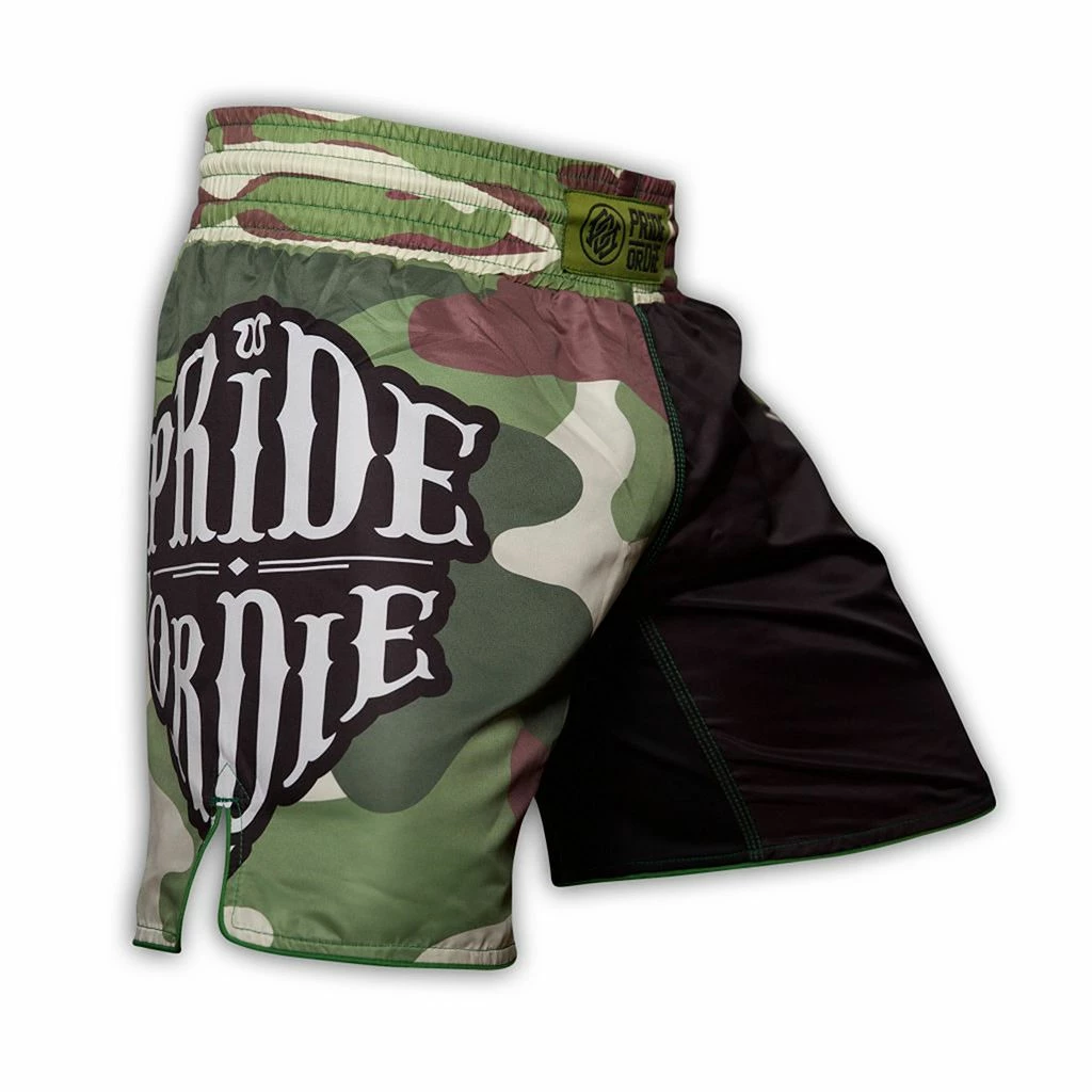 Pride Or Die Reckless Jungle Fight Short Nero-Camo - immagine 2