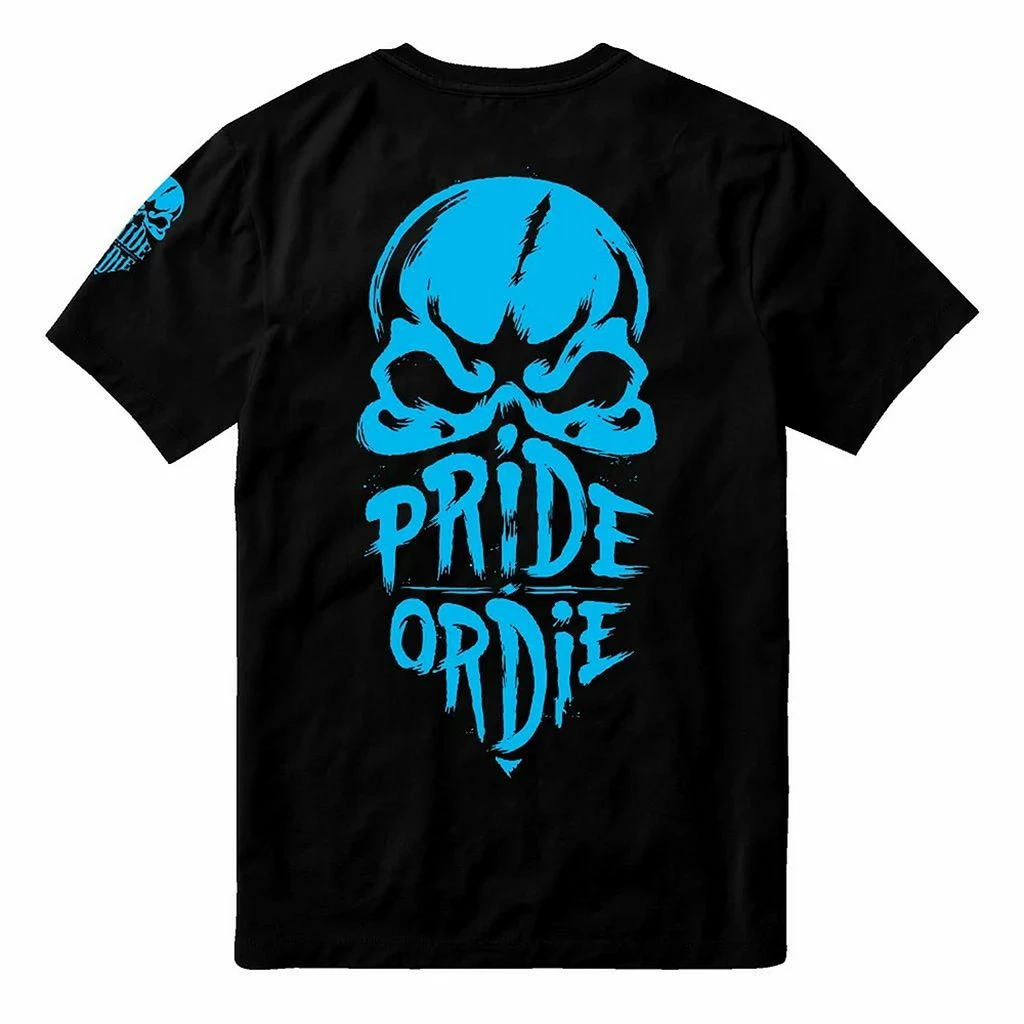 Pride Or Die Reckless Splattered T-Shirt Nero-Blu - immagine 2