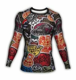 Pride Or Die Sticker Rashguard Multicolore