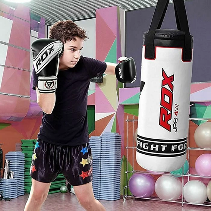 RDX Boxing Glove Kids Bianco-Nero - immagine 2