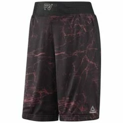 Reebok Combat Prime Boxing Short Rosso-Nero