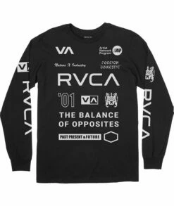 RVCA All Brand LS Nero