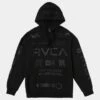 RVCA All Brand Sport Hoodie Nero-Nero
