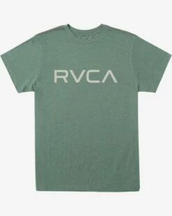 RVCA Big RVCA Tee Verde-Bianco