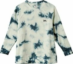 RVCA Clouded Fleece Hoody Bianco-Navy Blu