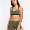 RVCA Ignight Strappy Sports Bra Verde-Giallo