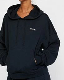 RVCA VA Essential Hoodie Woman Nero