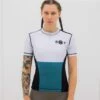 Scramble Female Senshu Rashguard Bianco-Blu