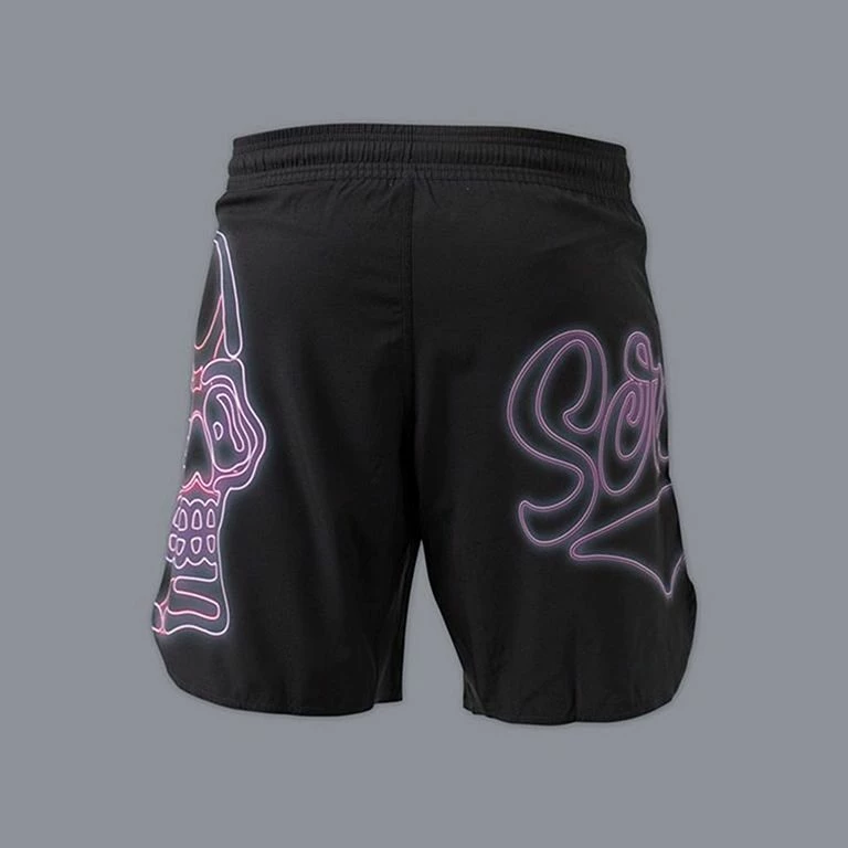 Scramble Kneeon Shorts Nero-Viola - immagine 2
