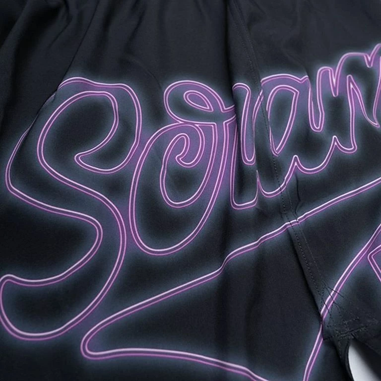 Scramble Kneeon Shorts Nero-Viola - immagine 3