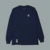 Scramble Skabuki LS Tee Navy Blu