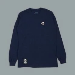 Scramble Skabuki LS Tee Navy Blu