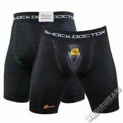 SHOCK DOCTOR ShockDoctor Comp. Shorts + Bioflex Cup Nero