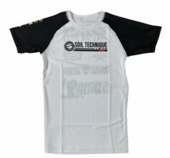 Soiltechnique Rashguard Logo Bianco-Nero