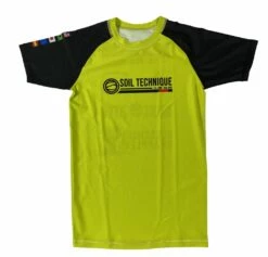 Soiltechnique Rashguard Logo Giallo-Nero